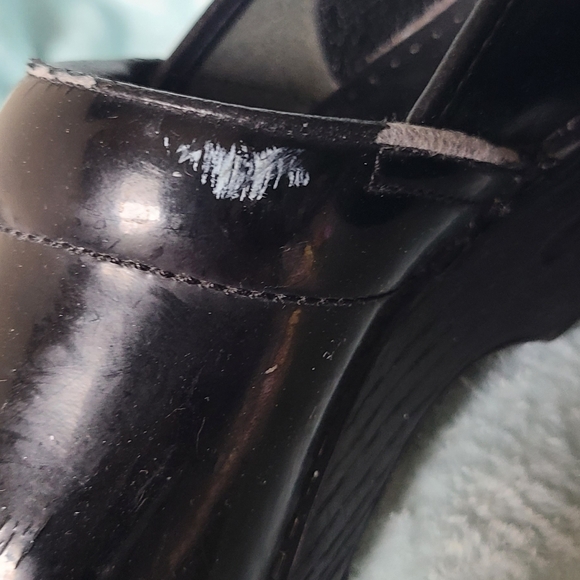 Dansko Black Patent Clogs - Picture 9 of 12